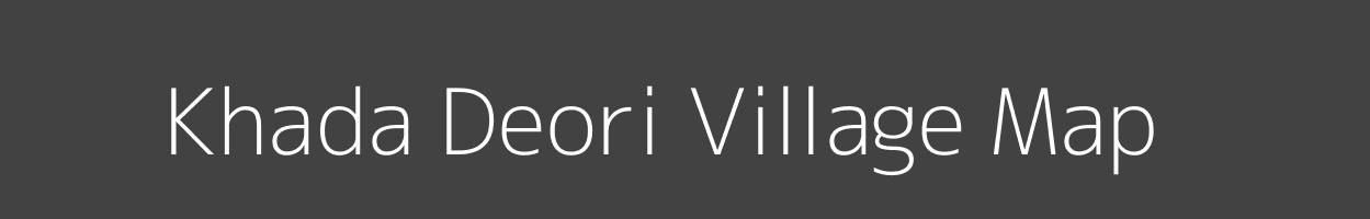 Map of Khada Deori Village in Madhya Pradesh Image