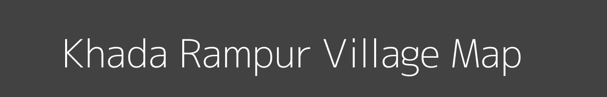 Map of Khada Rampur Village in Uttar Pradesh Image