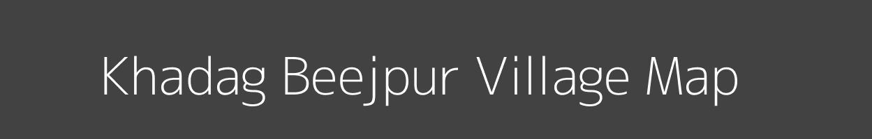 Map of Khadag Beejpur Village in Rajasthan Image