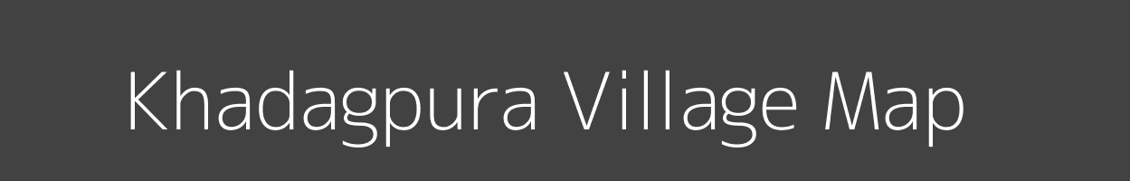 Map of Khadagpura Village in Rajasthan Image