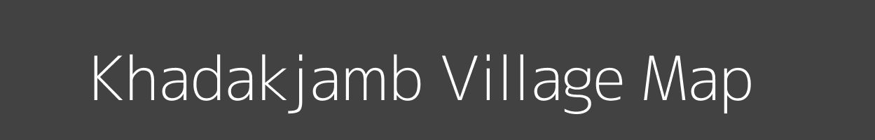 Map of Khadakjamb Village in Maharashtra Image