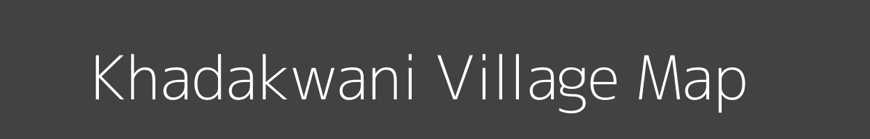 Map of Khadakwani Village in Madhya Pradesh Image