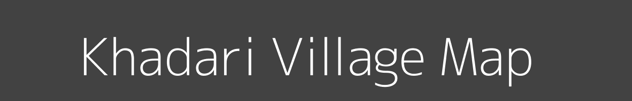 Map of Khadari Village in Madhya Pradesh Image