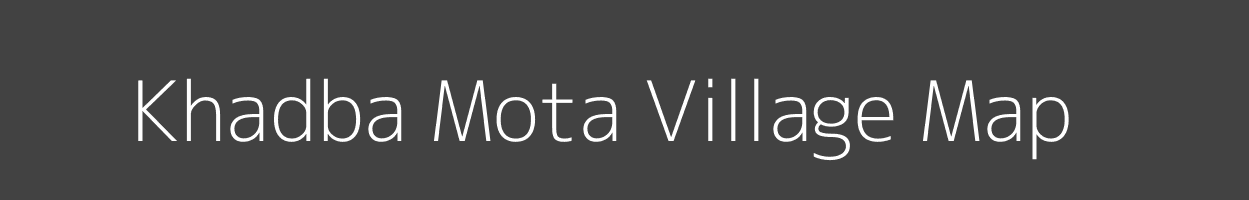 Map of Khadba Mota Village in Gujarat Image