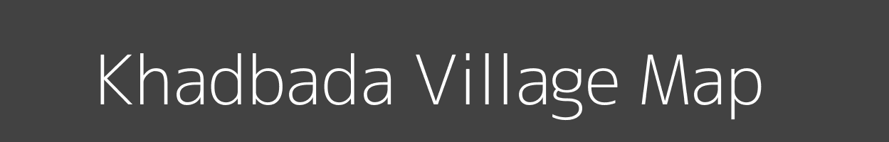 Map of Khadbada Village in Madhya Pradesh Image