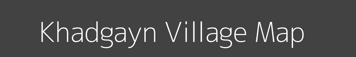 Map of Khadgayn Village in Madhya Pradesh Image