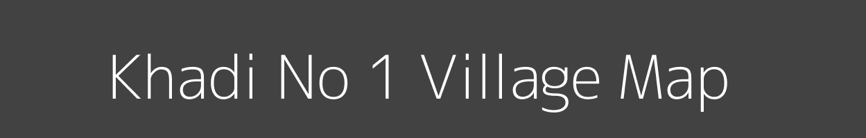 Map of Khadi No 1 Village in Madhya Pradesh Image