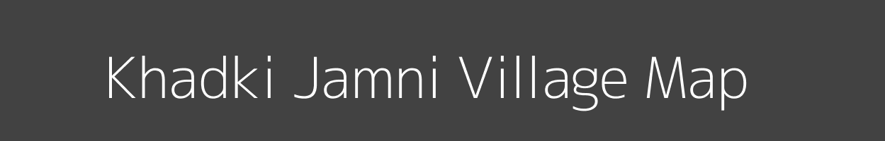 Map of Khadki Jamni Village in Maharashtra Image