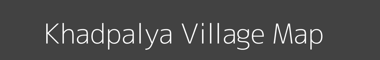 Map of Khadpalya Village in Madhya Pradesh Image