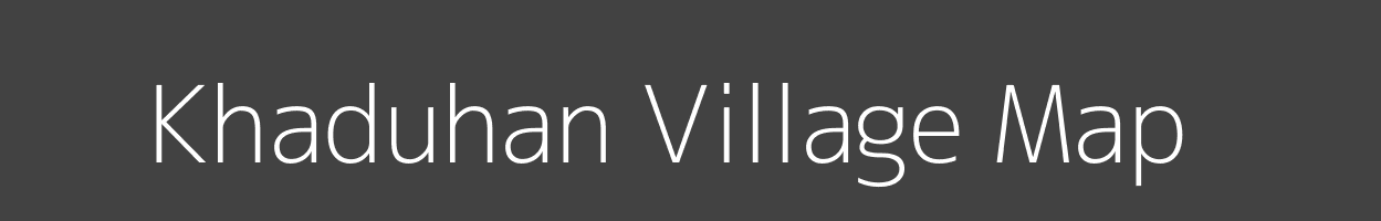 Map of Khaduhan Village in Uttar Pradesh Image