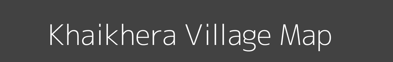 Map of Khaikhera Village in Uttar Pradesh Image