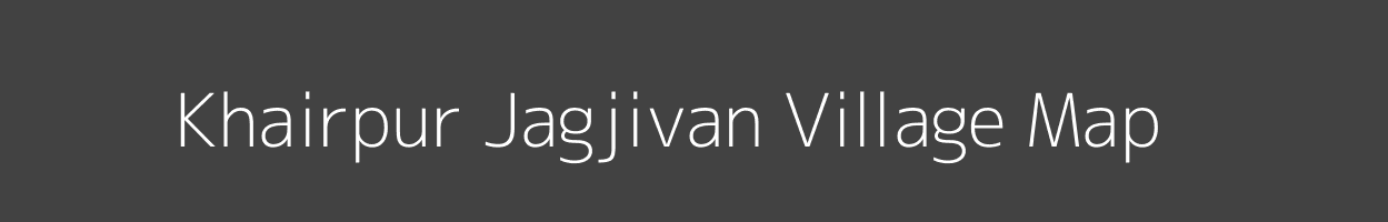 Map of Khairpur Jagjivan Village in Uttar Pradesh Image