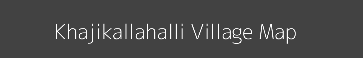 Map of Khajikallahalli Village in Karnataka Image