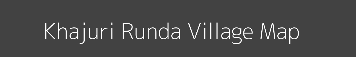 Map of Khajuri Runda Village in Madhya Pradesh Image