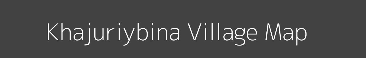 Map of Khajuriybina Village in Madhya Pradesh Image