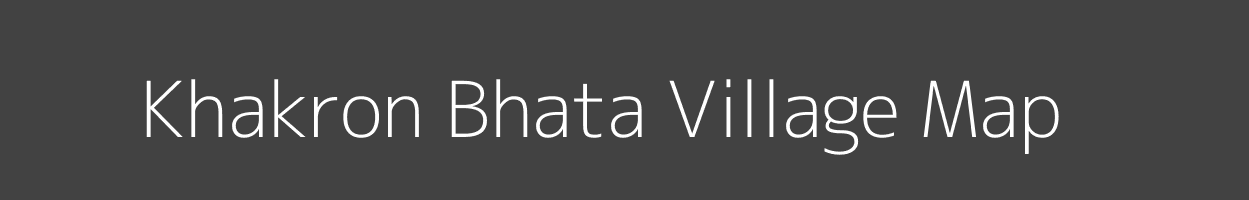 Map of Khakron Bhata Village in Madhya Pradesh Image