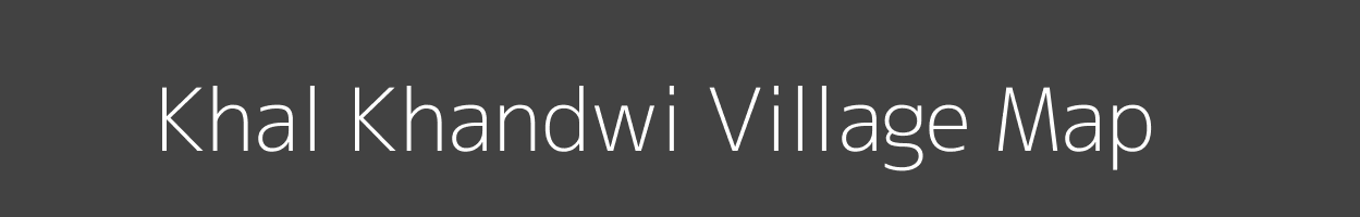 Map of Khal Khandwi Village in Madhya Pradesh Image