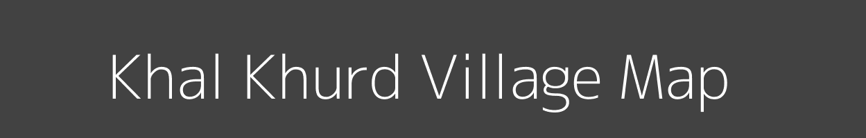 Map of Khal Khurd Village in Madhya Pradesh Image