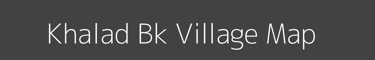 Map of Khalad Bk Village in Maharashtra Image