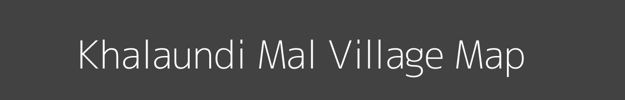 Map of Khalaundi Mal Village in Madhya Pradesh Image