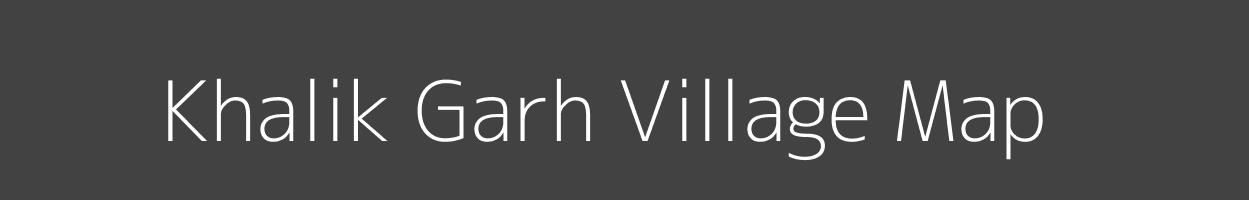 Map of Khalik Garh Village in Uttar Pradesh Image