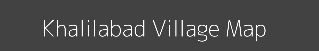 Map of Khalilabad Village in Uttar Pradesh Image