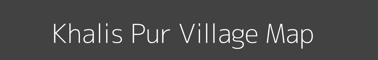 Map of Khalis Pur Village in Uttar Pradesh Image