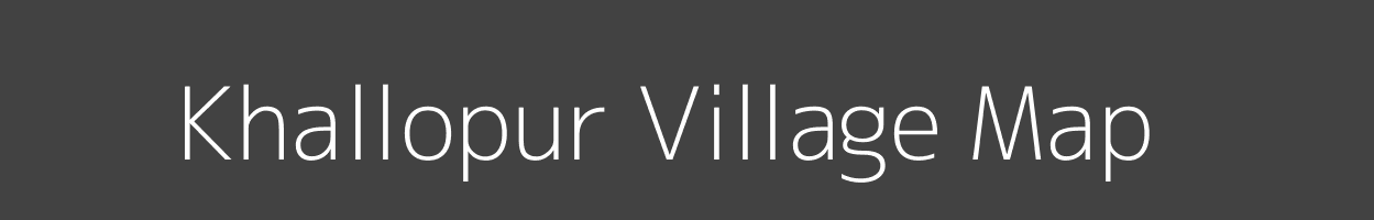 Map of Khallopur Village in Uttar Pradesh Image