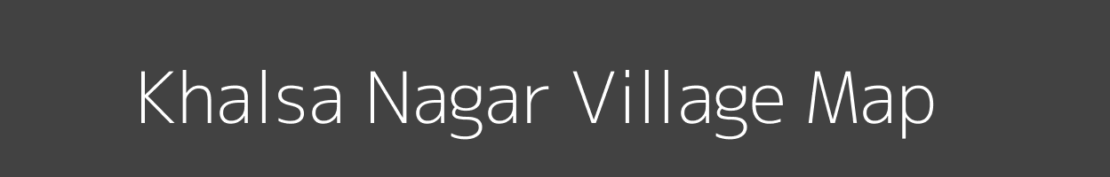 Map of Khalsa Nagar Village in Rajasthan Image