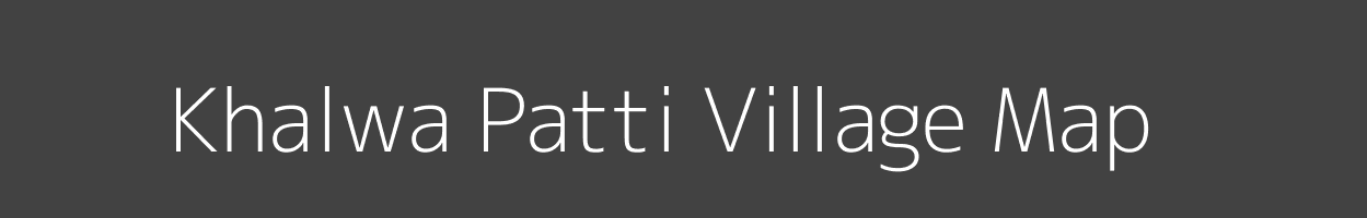 Map of Khalwa Patti Village in Uttar Pradesh Image