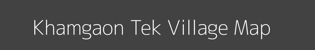 Map of Khamgaon Tek Village in Maharashtra Image