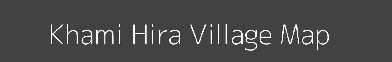 Map of Khami Hira Village in Madhya Pradesh Image