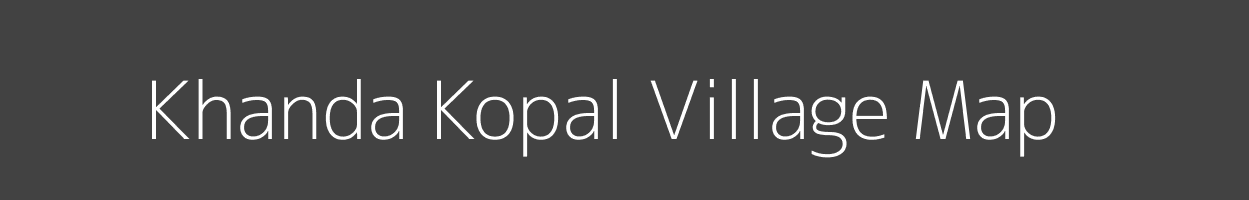 Map of Khanda Kopal Village in Odisha Image