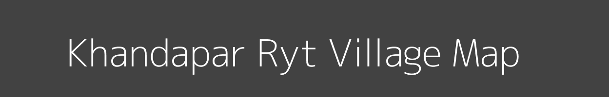 Map of Khandapar Ryt Village in Madhya Pradesh Image