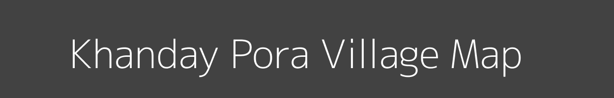 Map of Khanday Pora Village in Jammu and Kashmir Image