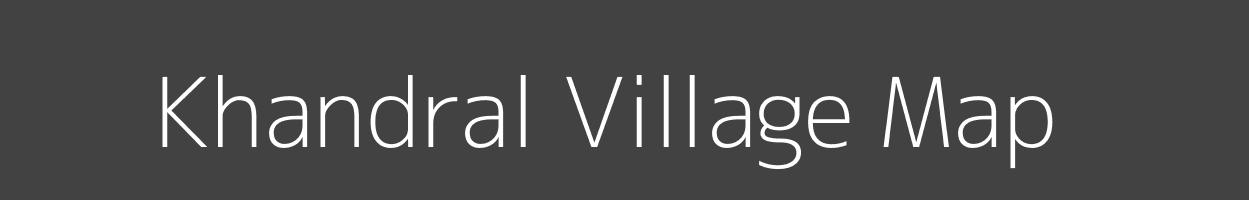 Map of Khandral Village in Jammu and Kashmir Image