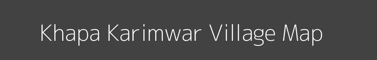 Map of Khapa Karimwar Village in Madhya Pradesh Image