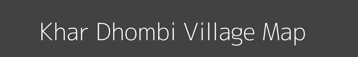 Map of Khar Dhombi Village in Maharashtra Image