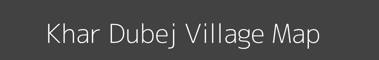 Map of Khar Dubej Village in Maharashtra Image