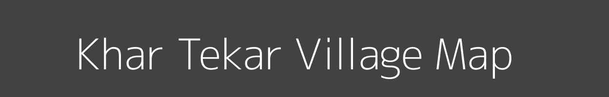 Map of Khar Tekar Village in Uttar Pradesh Image