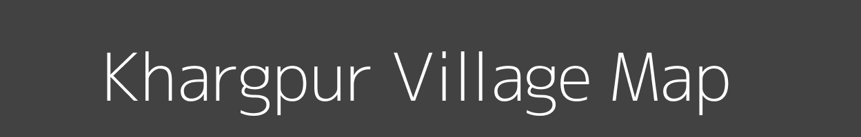 Map of Khargpur Village in Uttar Pradesh Image