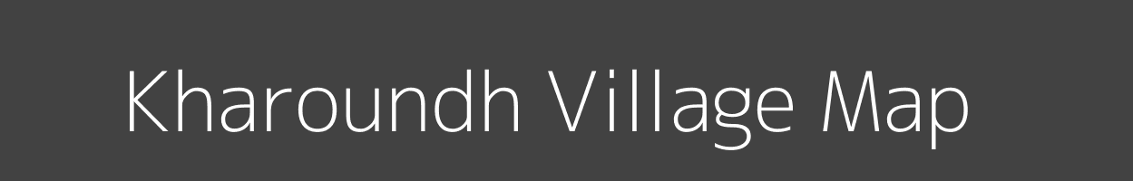 Map of Kharoundh Village in Uttar Pradesh Image