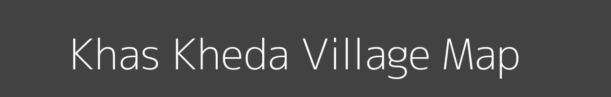 Map of Khas Kheda Village in Madhya Pradesh Image