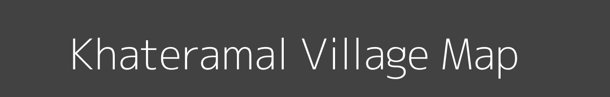 Map of Khateramal Village in Maharashtra Image