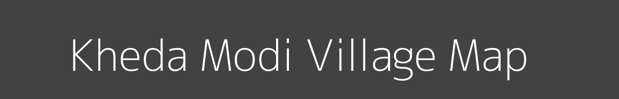 Map of Kheda Modi Village in Madhya Pradesh Image