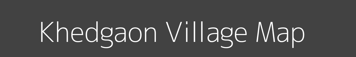 Map of Khedgaon Village in Maharashtra Image