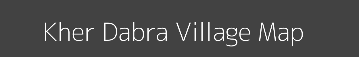 Map of Kher Dabra Village in Rajasthan Image