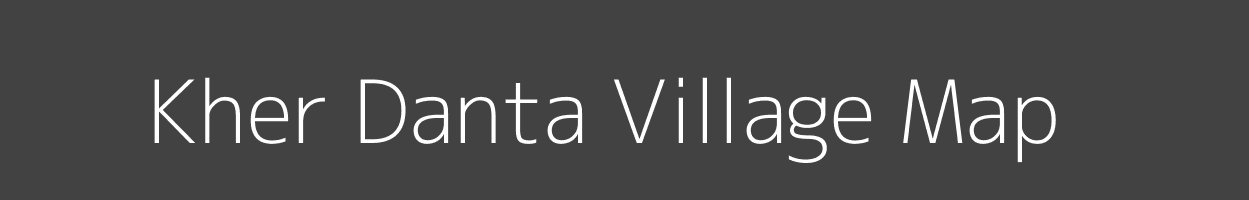 Map of Kher Danta Village in Rajasthan Image