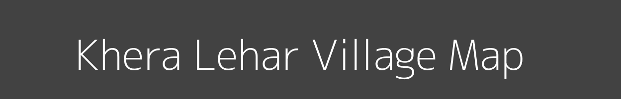 Map of Khera Lehar Village in Jammu and Kashmir Image