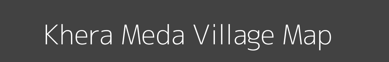 Map of Khera Meda Village in Rajasthan Image